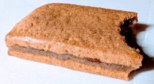 Kodiak Soft Baked Sandwich Breakfast Bar with bite.
